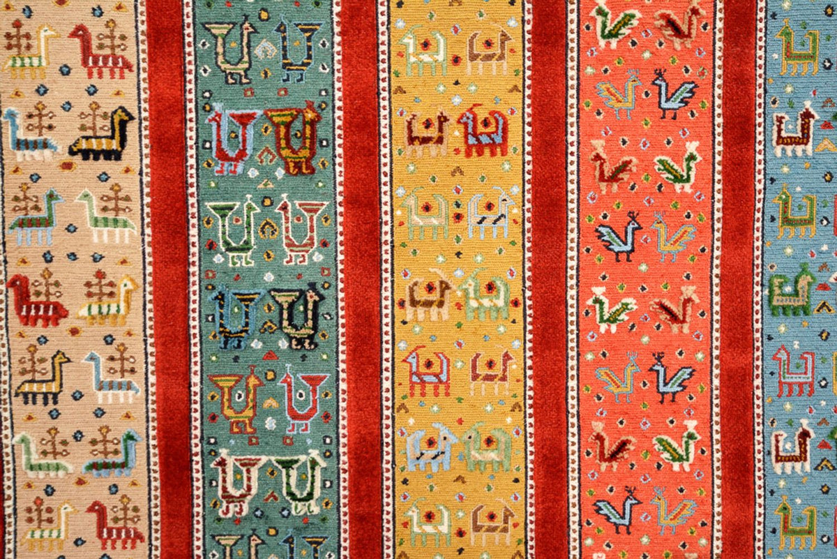 Orientalsk tæppe - 245 x 176 cm - flerfarvet