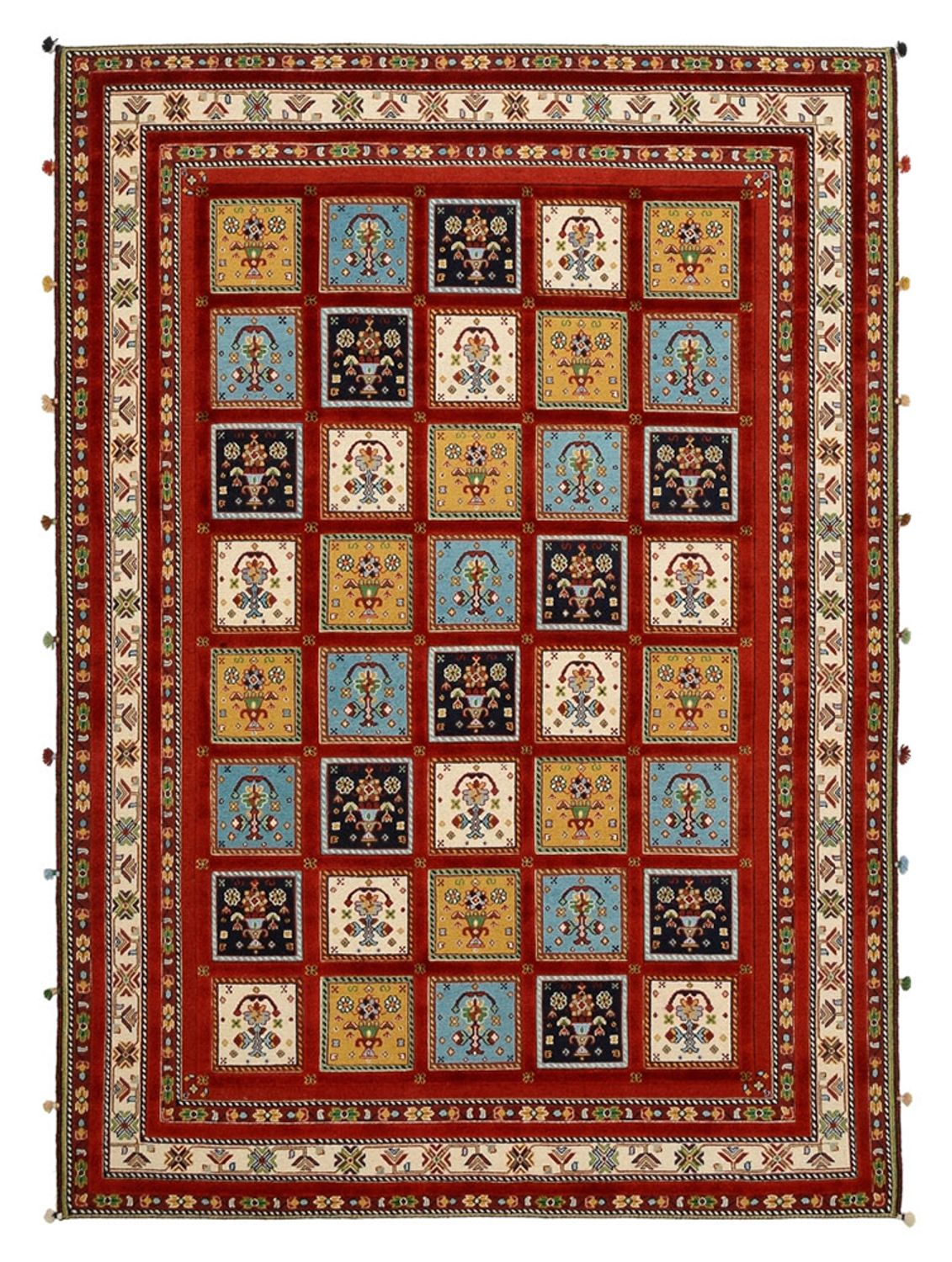 Orientalsk tæppe - 245 x 177 cm - rød