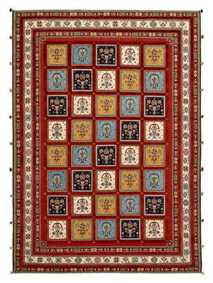 Orientalsk tæppe - 245 x 177 cm - rød