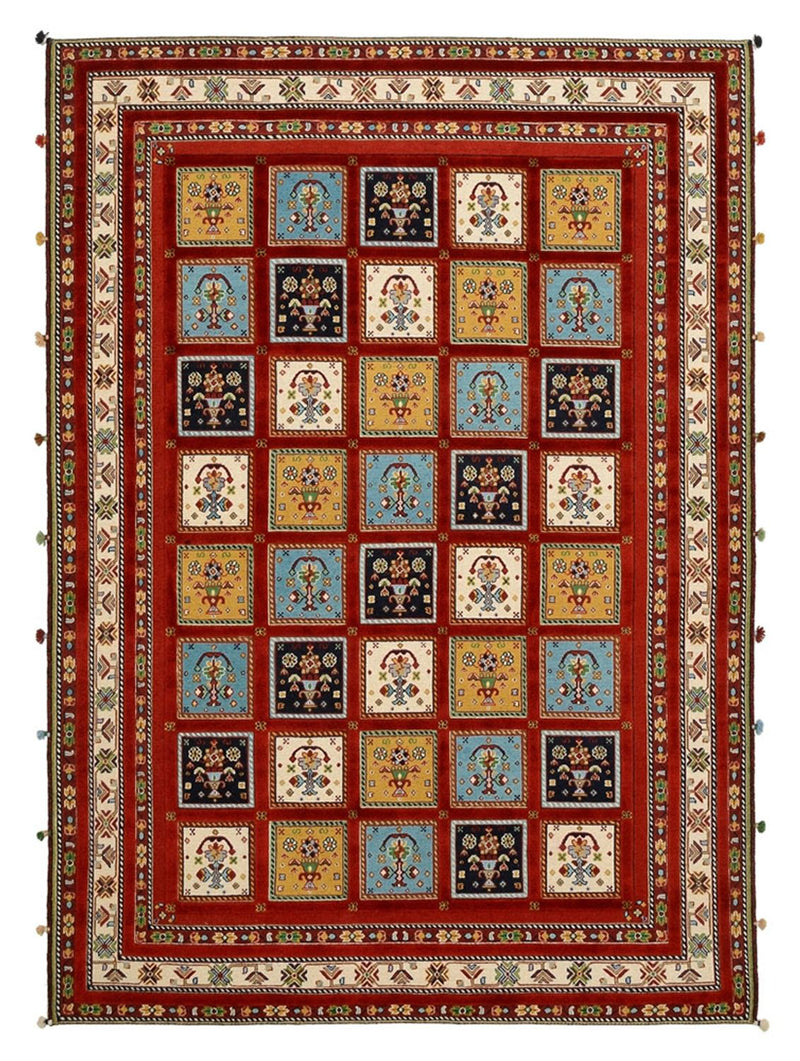 Orientalsk tæppe - 245 x 177 cm - rød