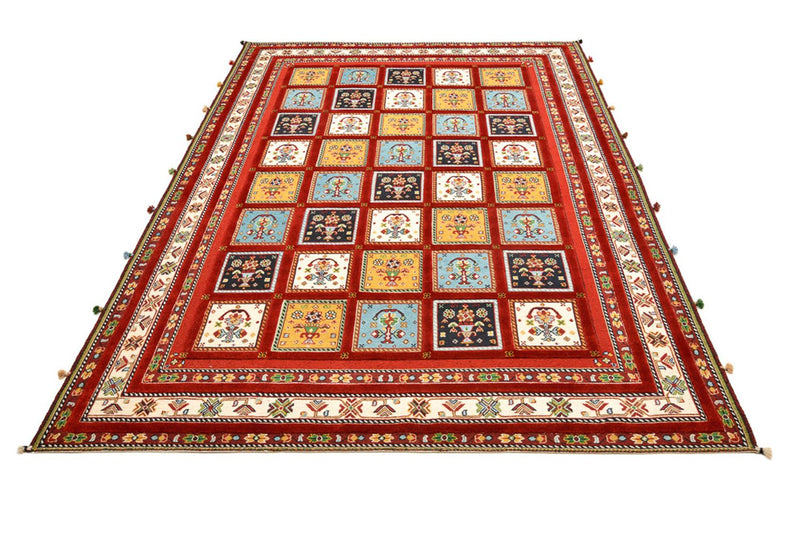 Orientalsk tæppe - 245 x 177 cm - rød
