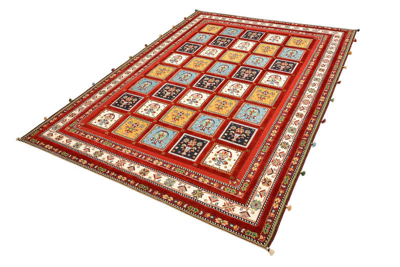 Orientalsk tæppe - 245 x 177 cm - rød