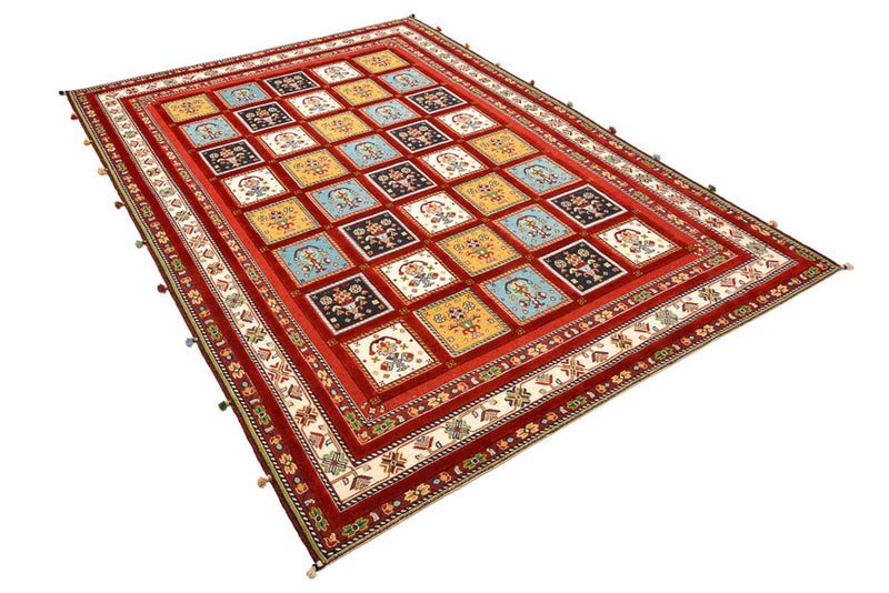 Orientalsk tæppe - 245 x 177 cm - rød