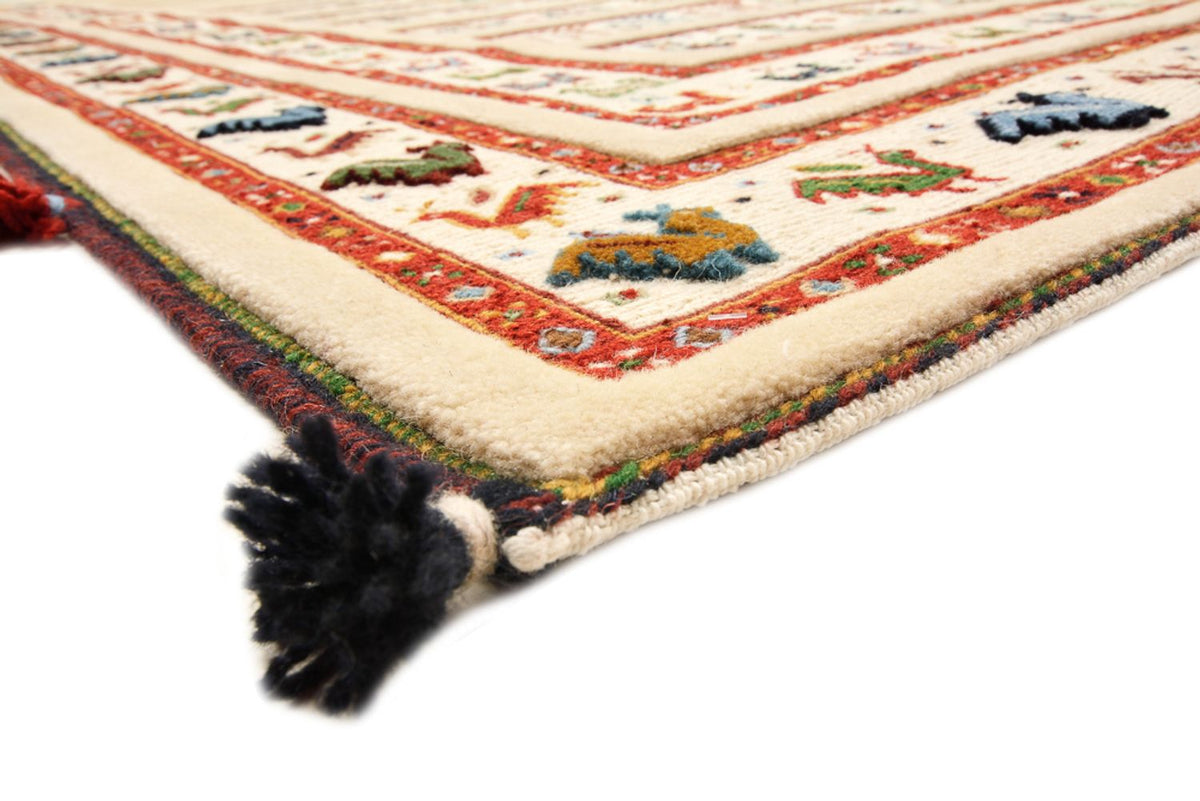 Orientalsk tæppe - 245 x 177 cm - lys beige