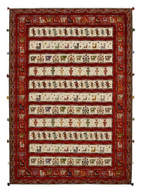 Orientalsk tæppe - 245 x 175 cm - lys beige