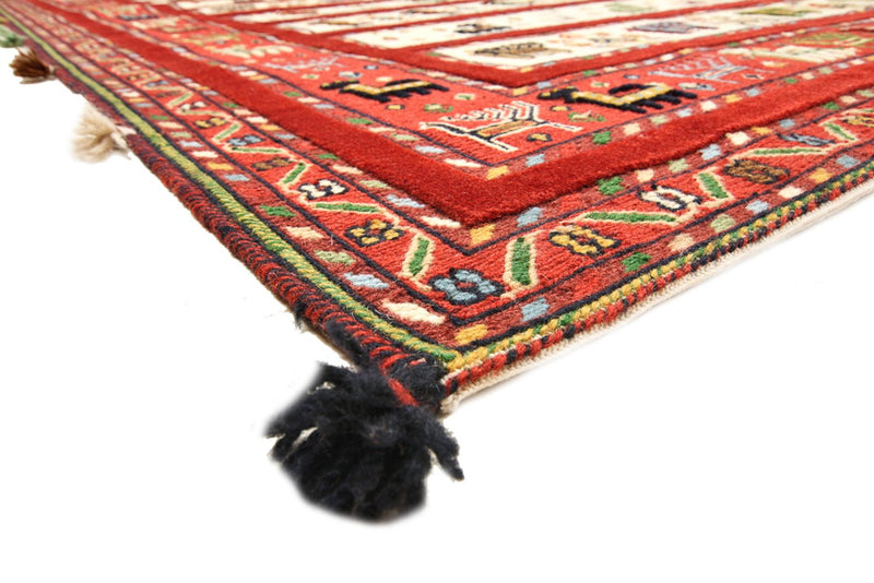 Orientalsk tæppe - 245 x 175 cm - lys beige