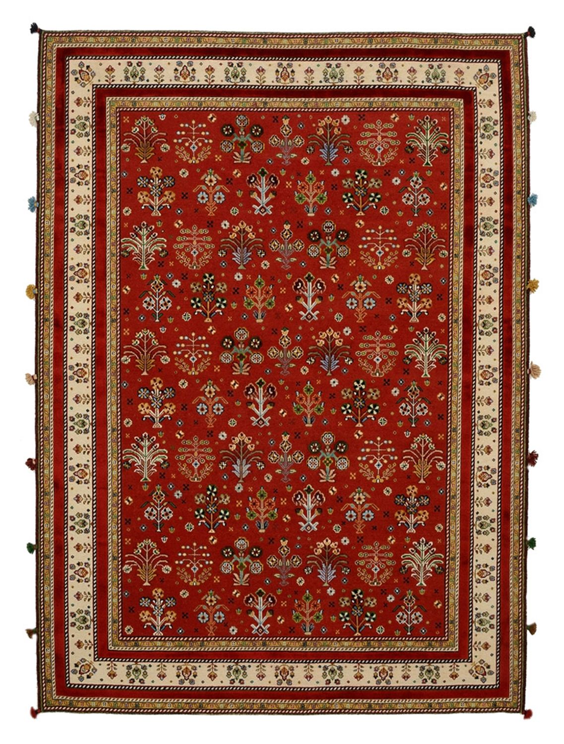 Orientalsk tæppe - 245 x 176 cm - rød
