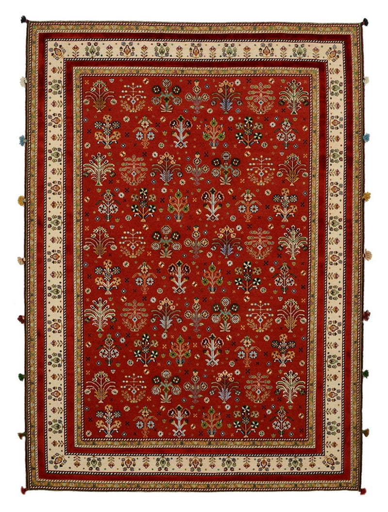 Orientalsk tæppe - 245 x 176 cm - rød