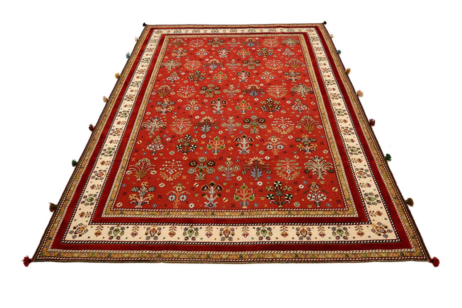 Orientalsk tæppe - 245 x 176 cm - rød