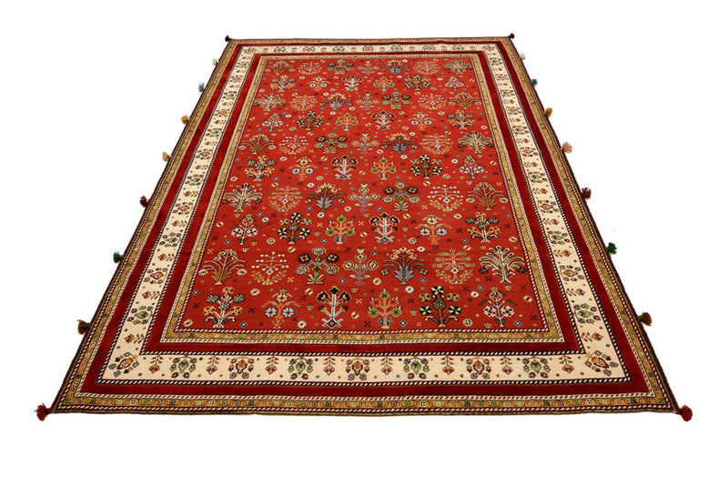 Orientalsk tæppe - 245 x 176 cm - rød