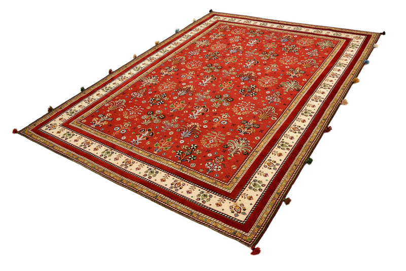 Orientalsk tæppe - 245 x 176 cm - rød