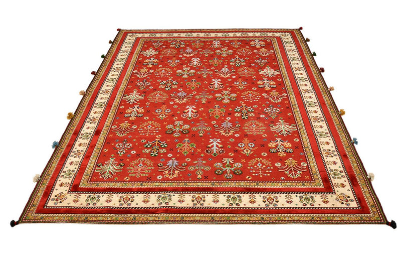 Orientalsk tæppe - 245 x 176 cm - rød