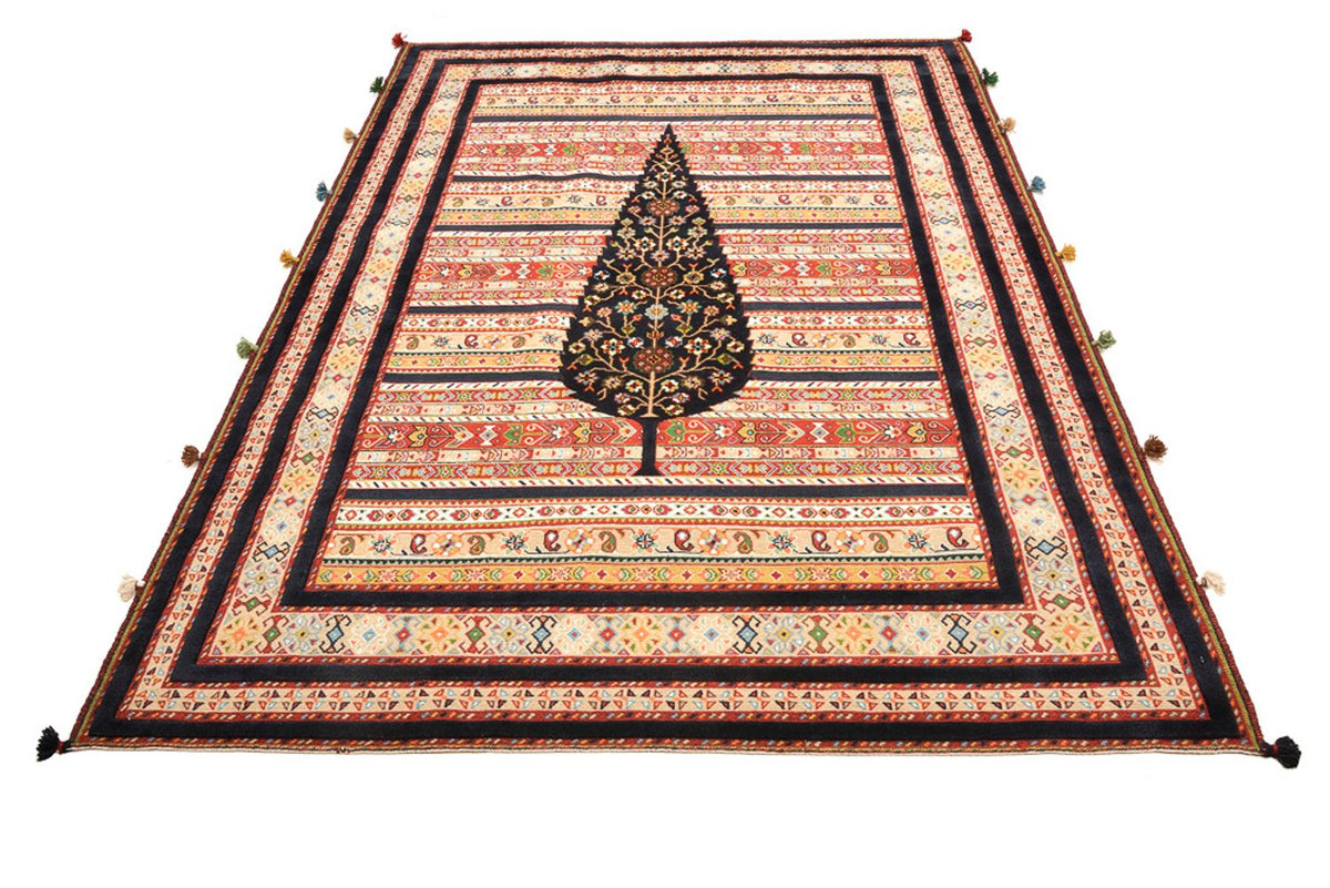 Orientalsk tæppe - 243 x 176 cm - lys beige