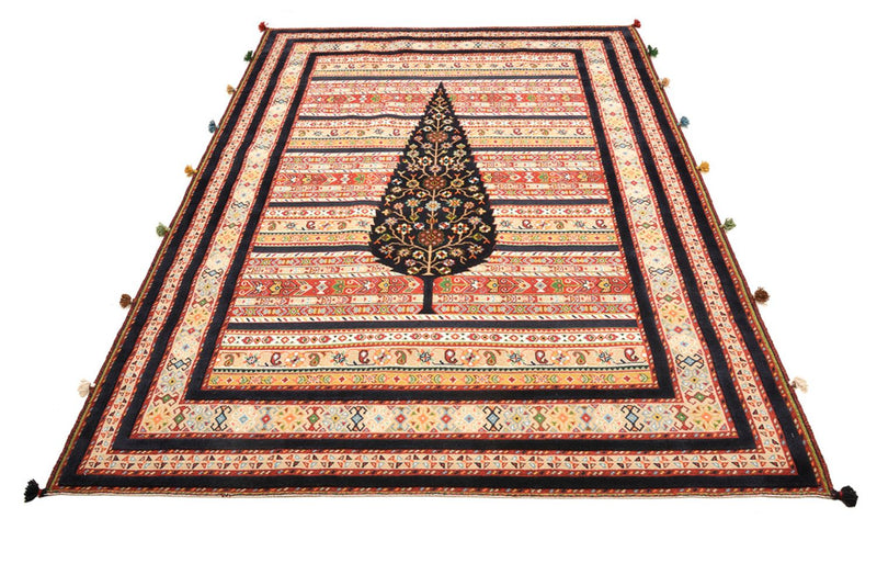 Orientalsk tæppe - 243 x 176 cm - lys beige