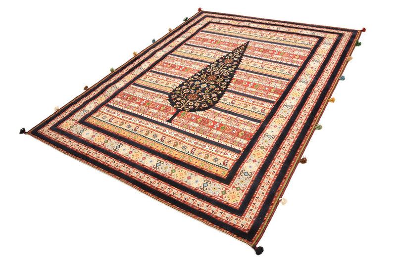 Orientalsk tæppe - 243 x 176 cm - lys beige