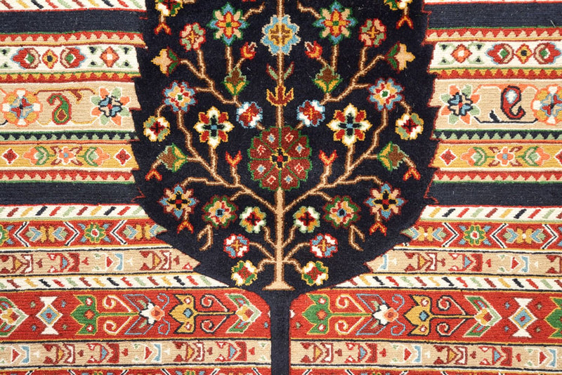 Orientalsk tæppe - 243 x 176 cm - lys beige