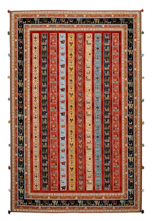 Orientalsk tæppe - 300 x 200 cm - flerfarvet
