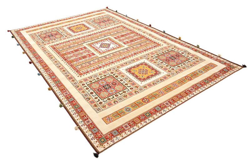 Orientalsk tæppe - 296 x 199 cm - lys beige