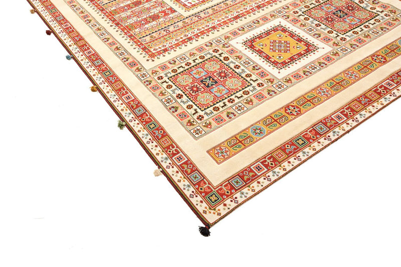 Orientalsk tæppe - 296 x 199 cm - lys beige