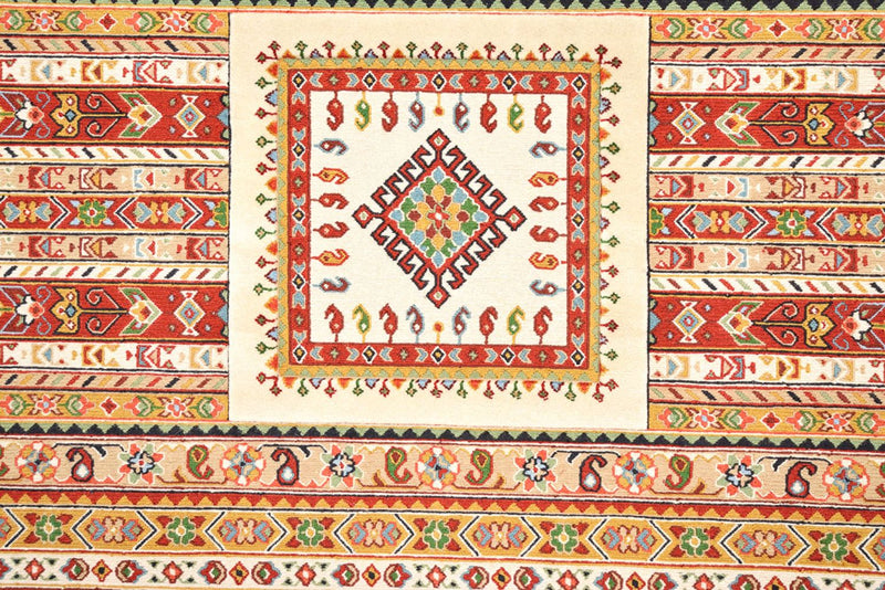 Orientalsk tæppe - 296 x 199 cm - lys beige