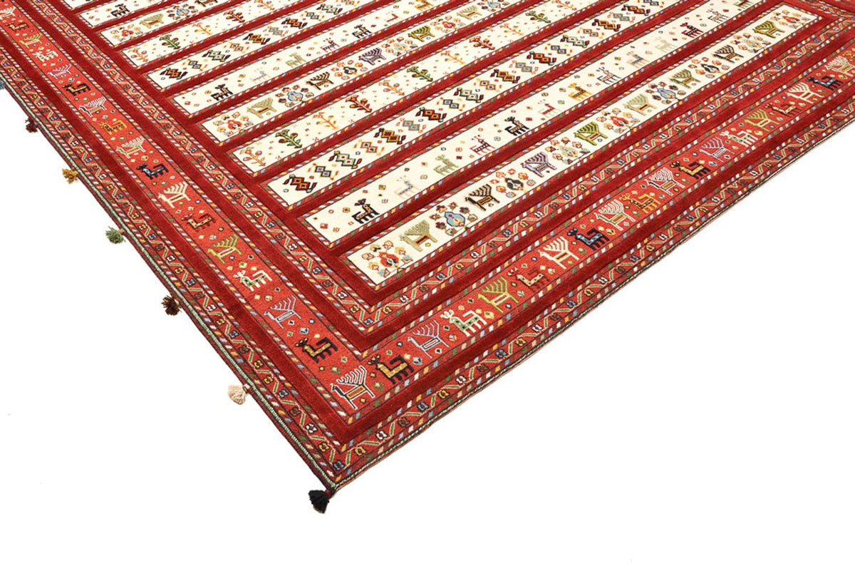 Orientalsk tæppe - 300 x 250 cm - lys beige
