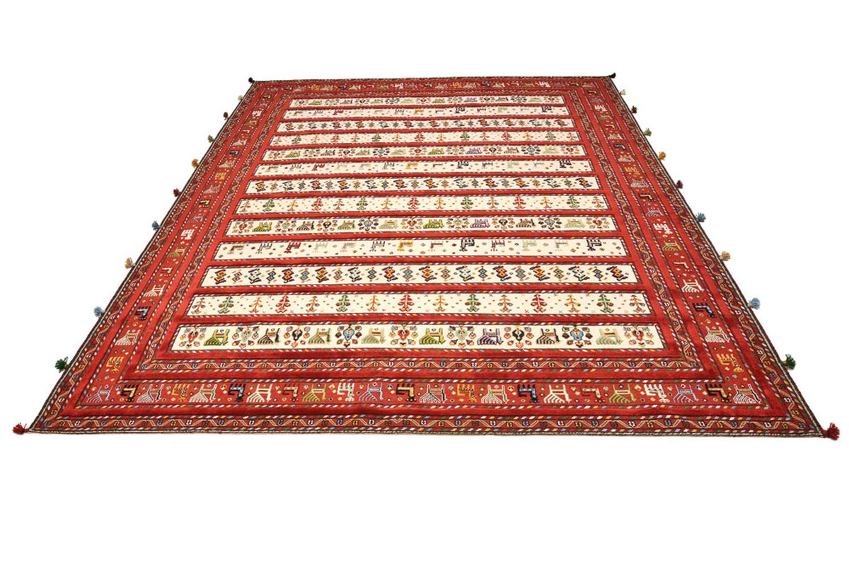 Orientalsk tæppe - 300 x 250 cm - lys beige