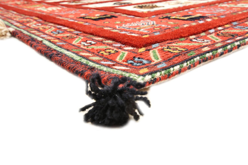 Orientalsk tæppe - 184 x 126 cm - lys beige