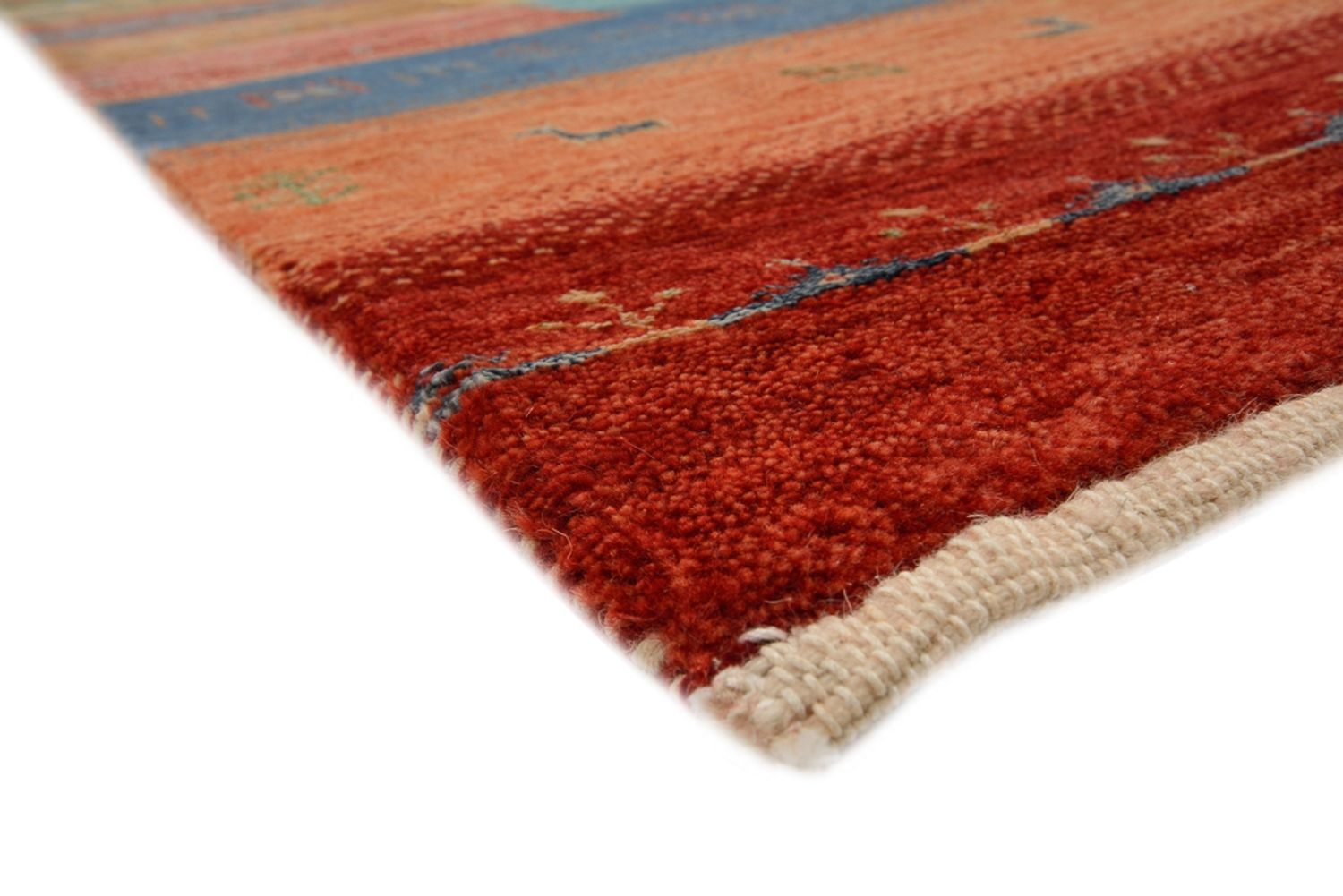 Gabbeh-tæppe - Loribaft Indus - 299 x 203 cm - rød