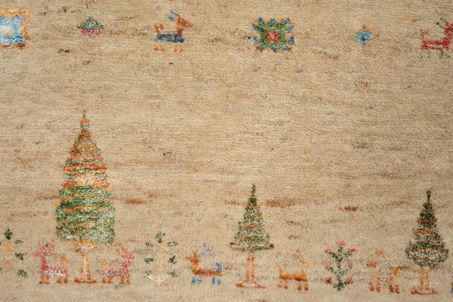 Gabbeh-tæppe - Loribaft Indus - 302 x 205 cm - flerfarvet