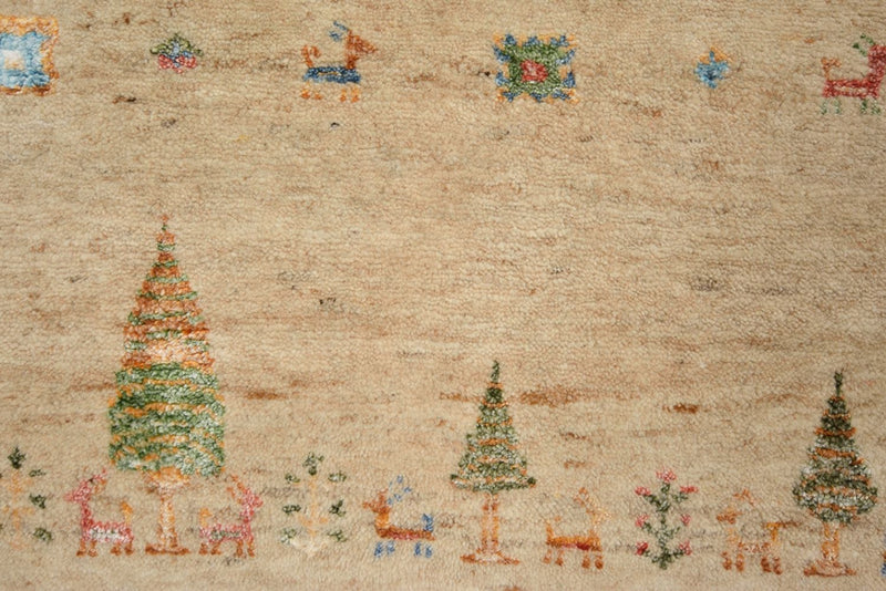 Gabbeh-tæppe - Loribaft Indus - 302 x 205 cm - flerfarvet