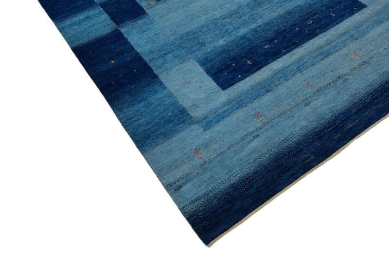 Gabbeh-tæppe - Loribaft Indus - 241 x 175 cm - blå