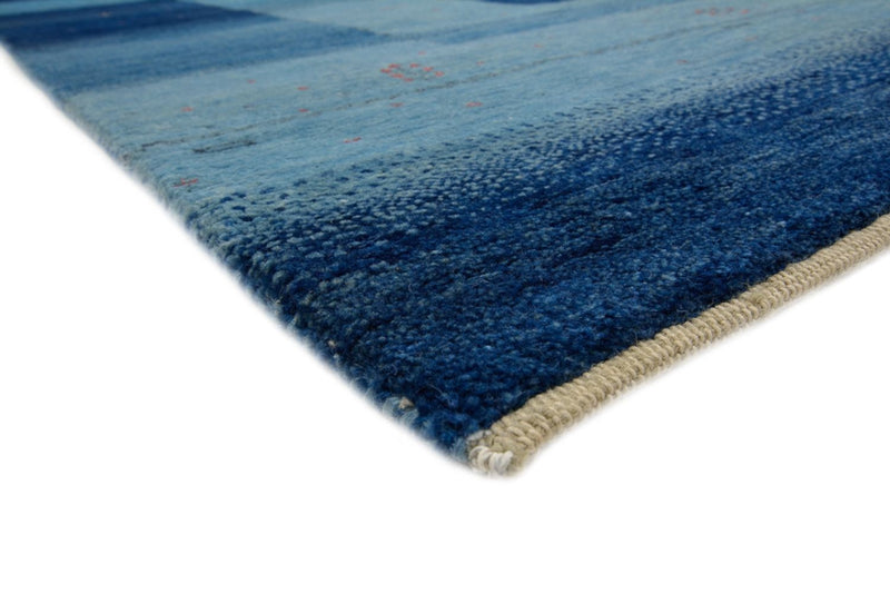 Gabbeh-tæppe - Loribaft Indus - 241 x 175 cm - blå