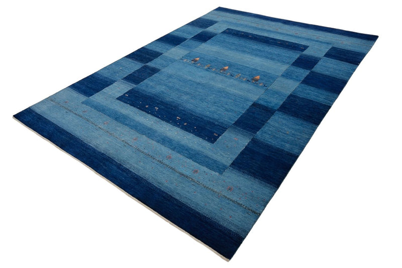 Gabbeh-tæppe - Loribaft Indus - 342 x 253 cm - blå