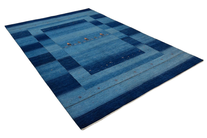 Gabbeh-tæppe - Loribaft Indus - 342 x 253 cm - blå