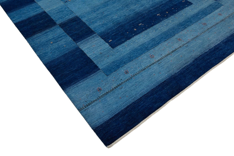 Gabbeh-tæppe - Loribaft Indus - 342 x 253 cm - blå