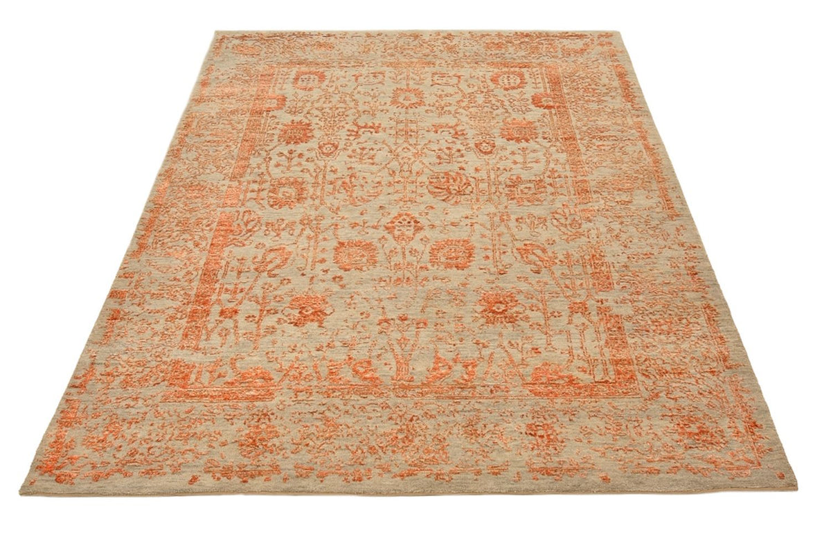 Designer tæppe - 196 x 150 cm - rust
