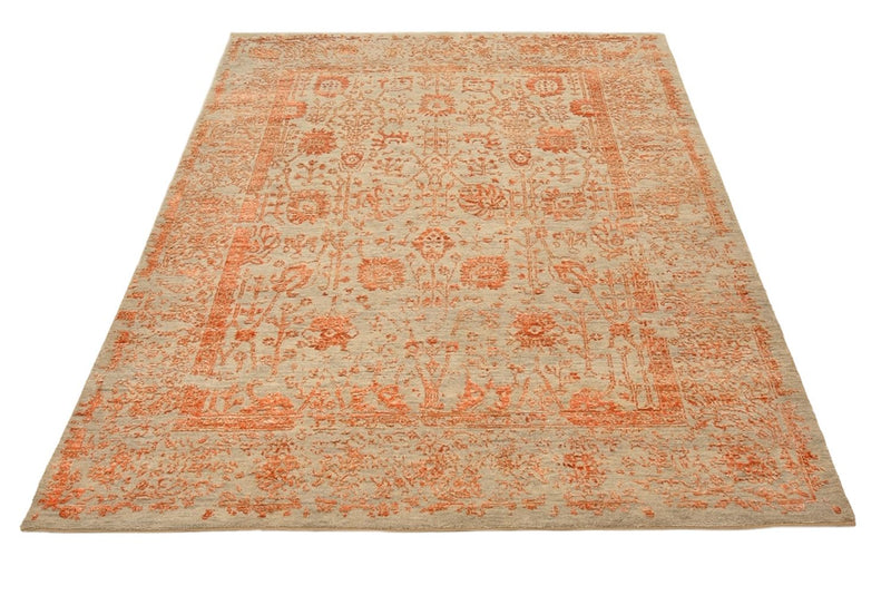 Designer tæppe - 196 x 150 cm - rust