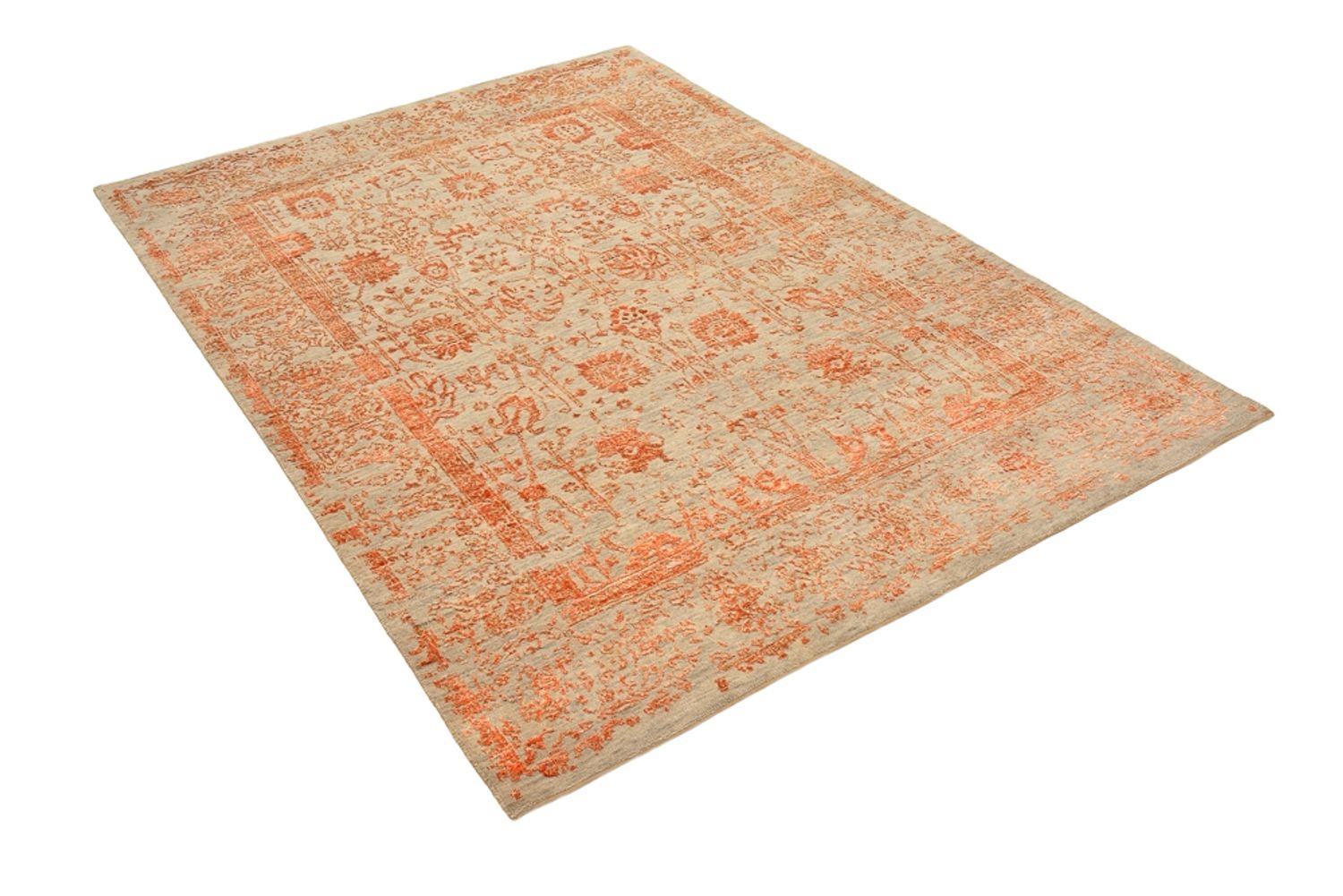 Designer tæppe - 196 x 150 cm - rust