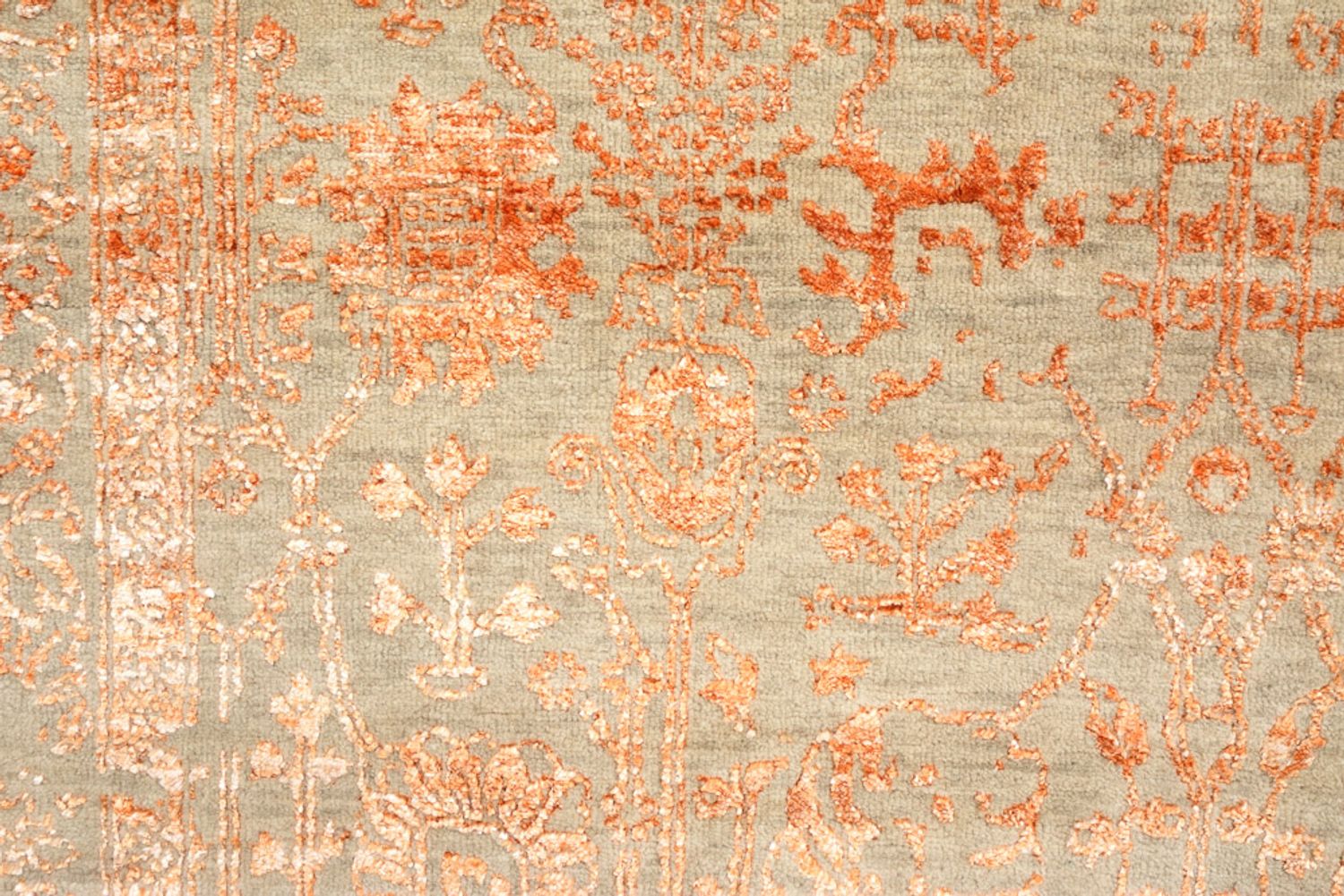 Designer tæppe - 196 x 150 cm - rust