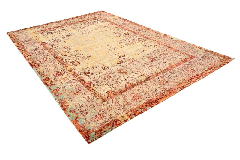 Designer tæppe - 344 x 243 cm - terrakotta
