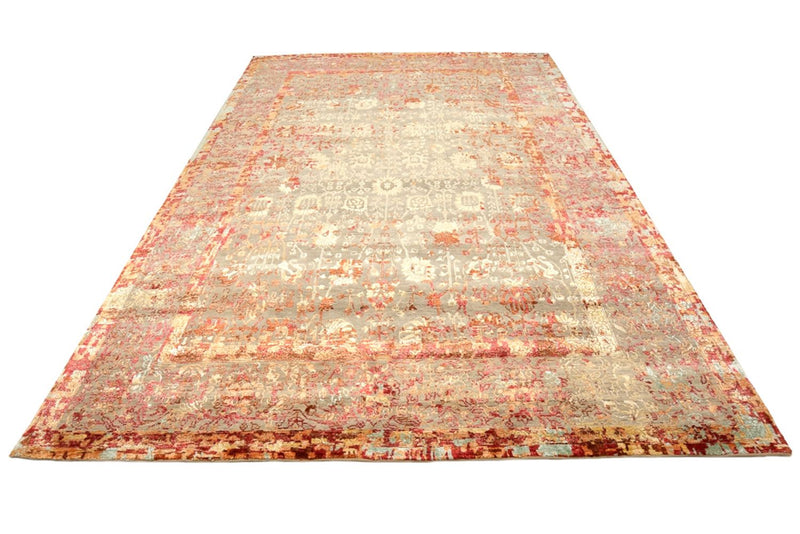 Designer tæppe - 344 x 243 cm - terrakotta