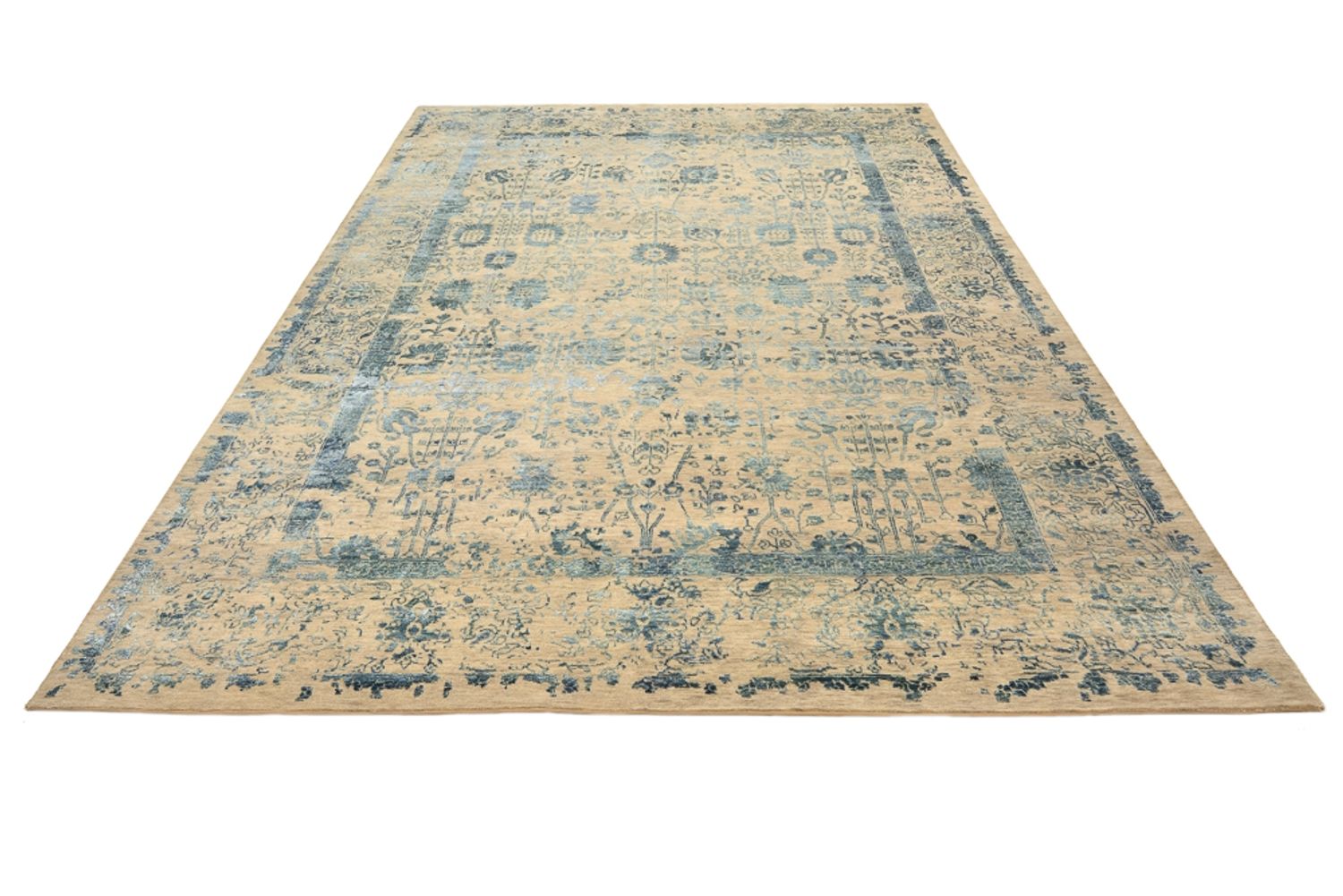 Designer tæppe - 341 x 249 cm - sand
