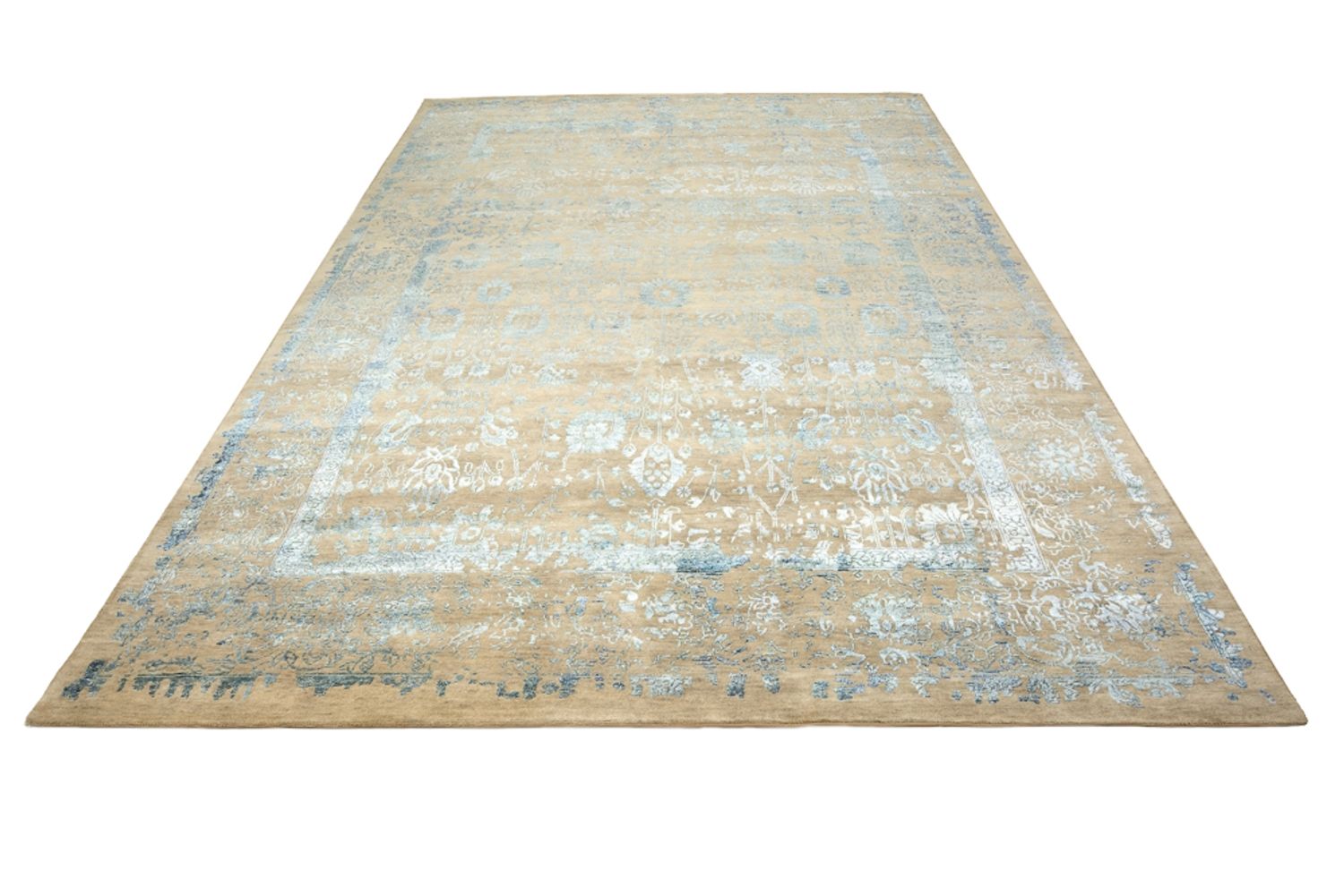 Designer tæppe - 341 x 249 cm - sand