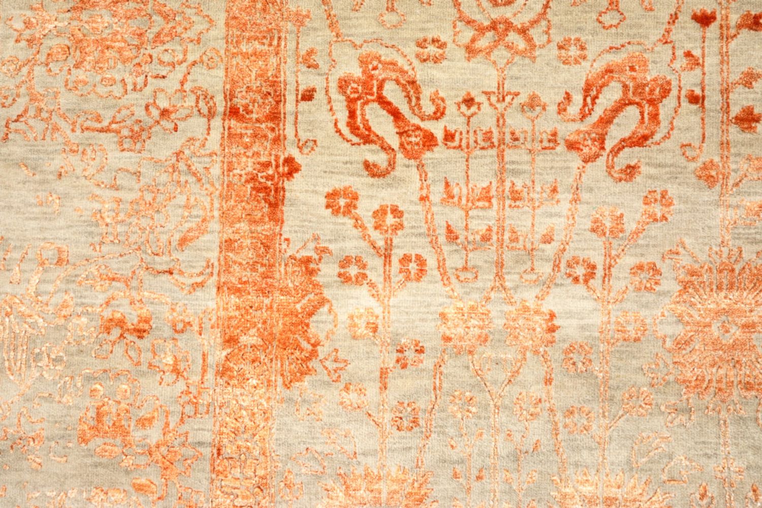 Designer tæppe - 342 x 248 cm - rust