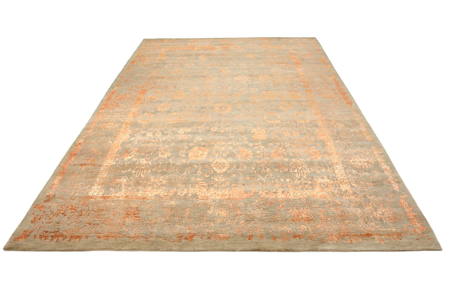Designer tæppe - 342 x 248 cm - rust