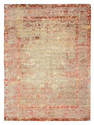 Designer tæppe - 340 x 248 cm - terrakotta