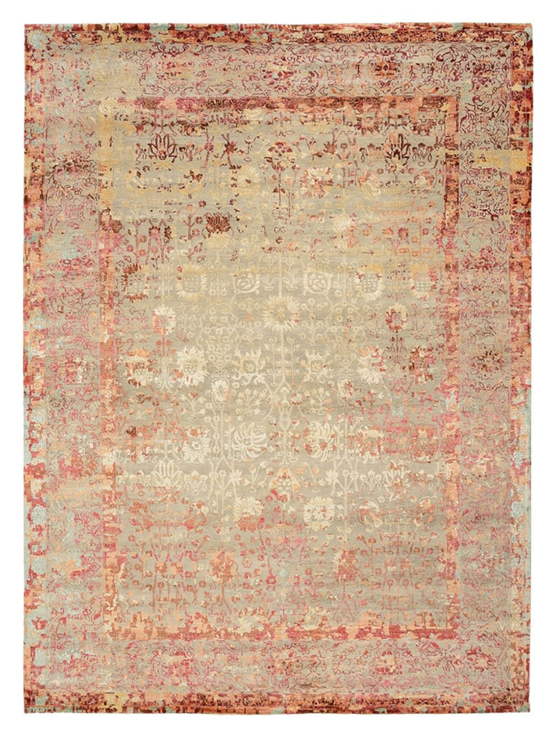 Designer tæppe - 340 x 248 cm - terrakotta