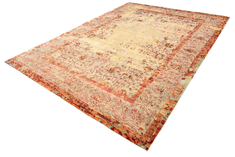 Designer tæppe - 340 x 248 cm - terrakotta