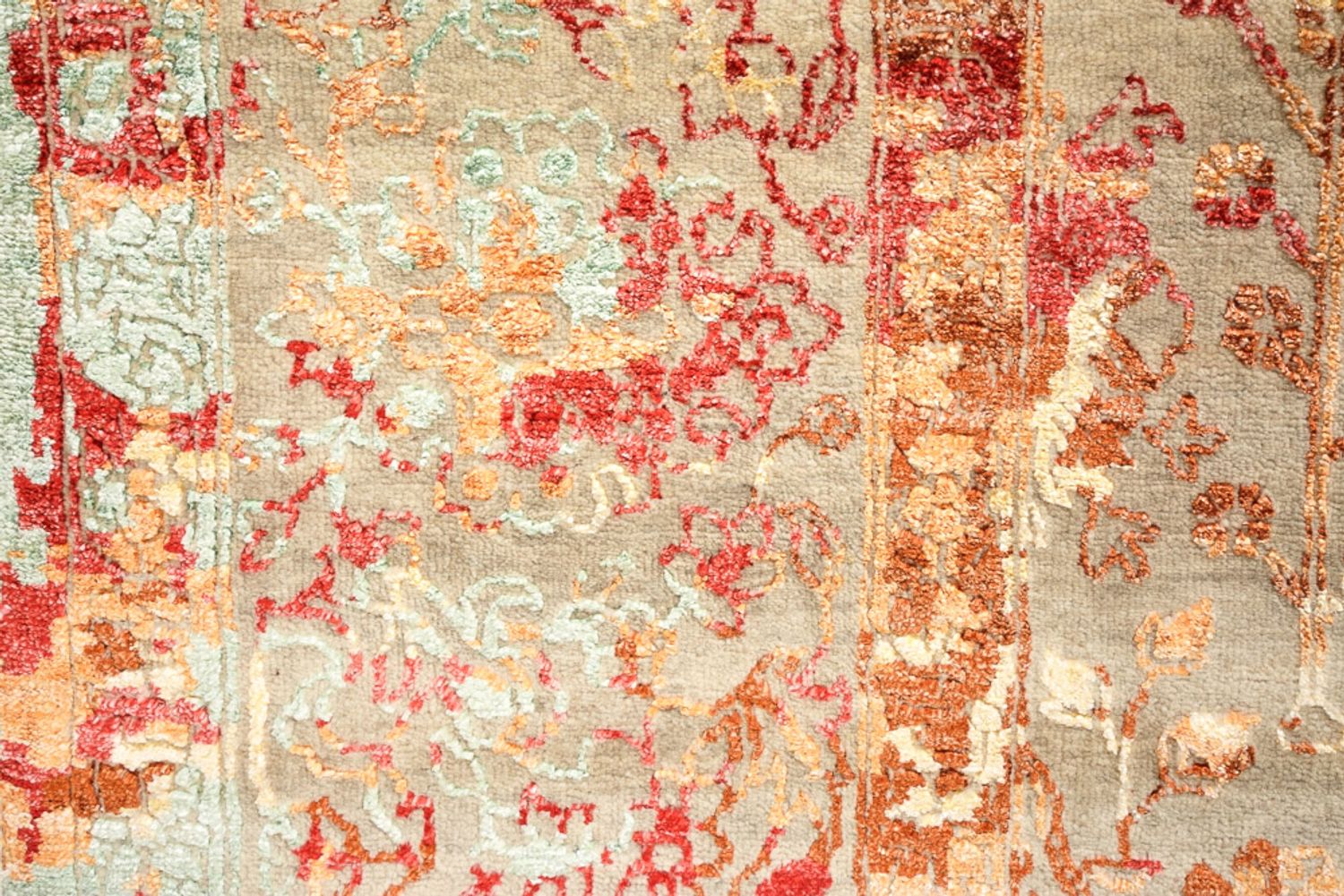 Designer tæppe - 340 x 248 cm - terrakotta
