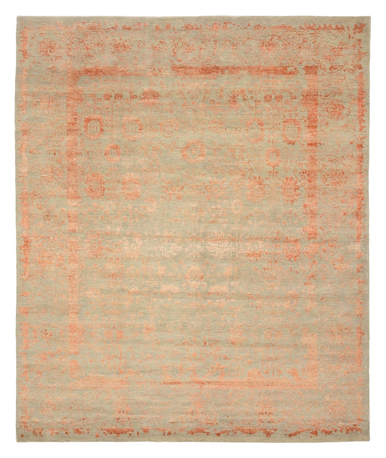 Designer tæppe - 299 x 249 cm - rust